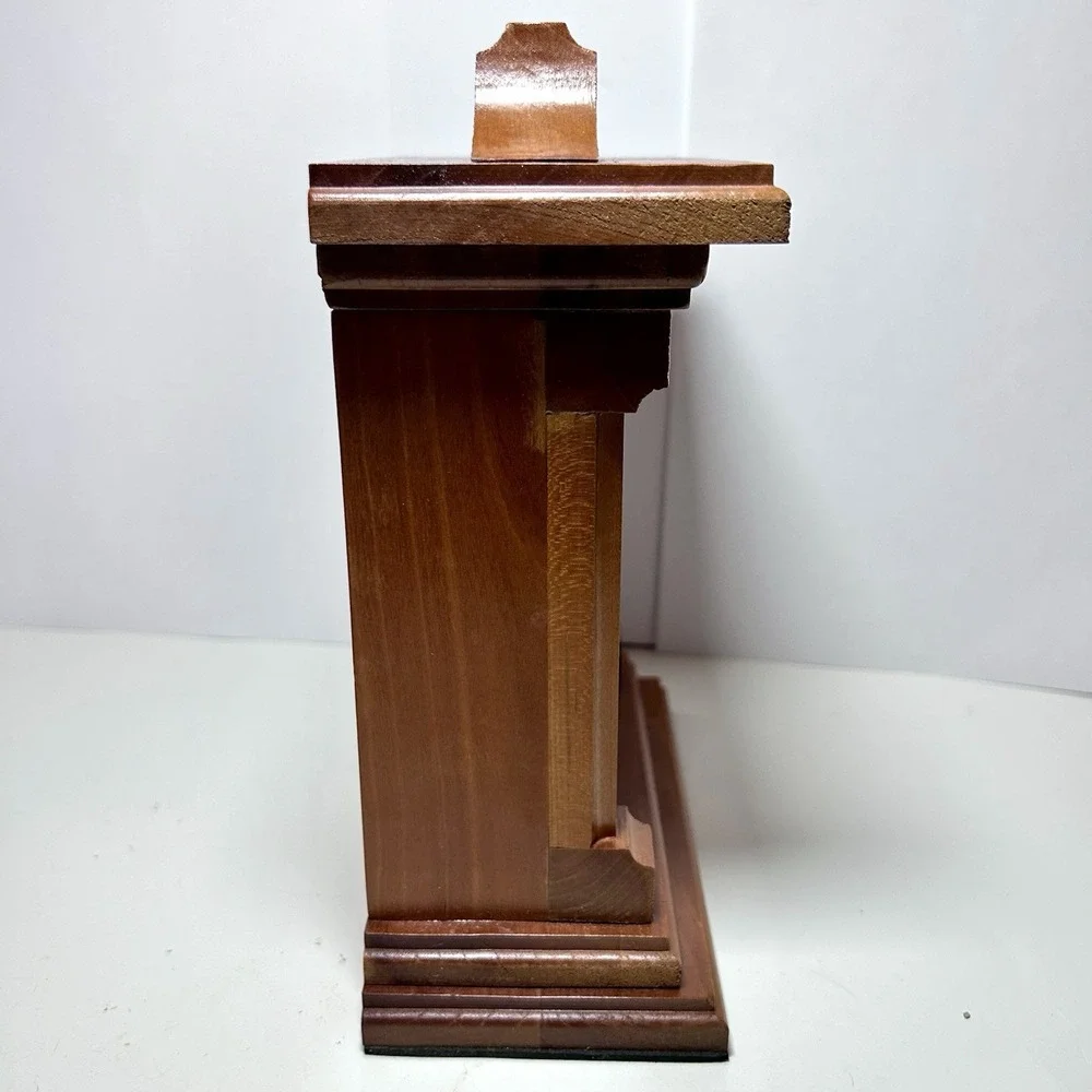Vintage Mantel Clock From West Virginia Home Support Beam 100 Yr Old